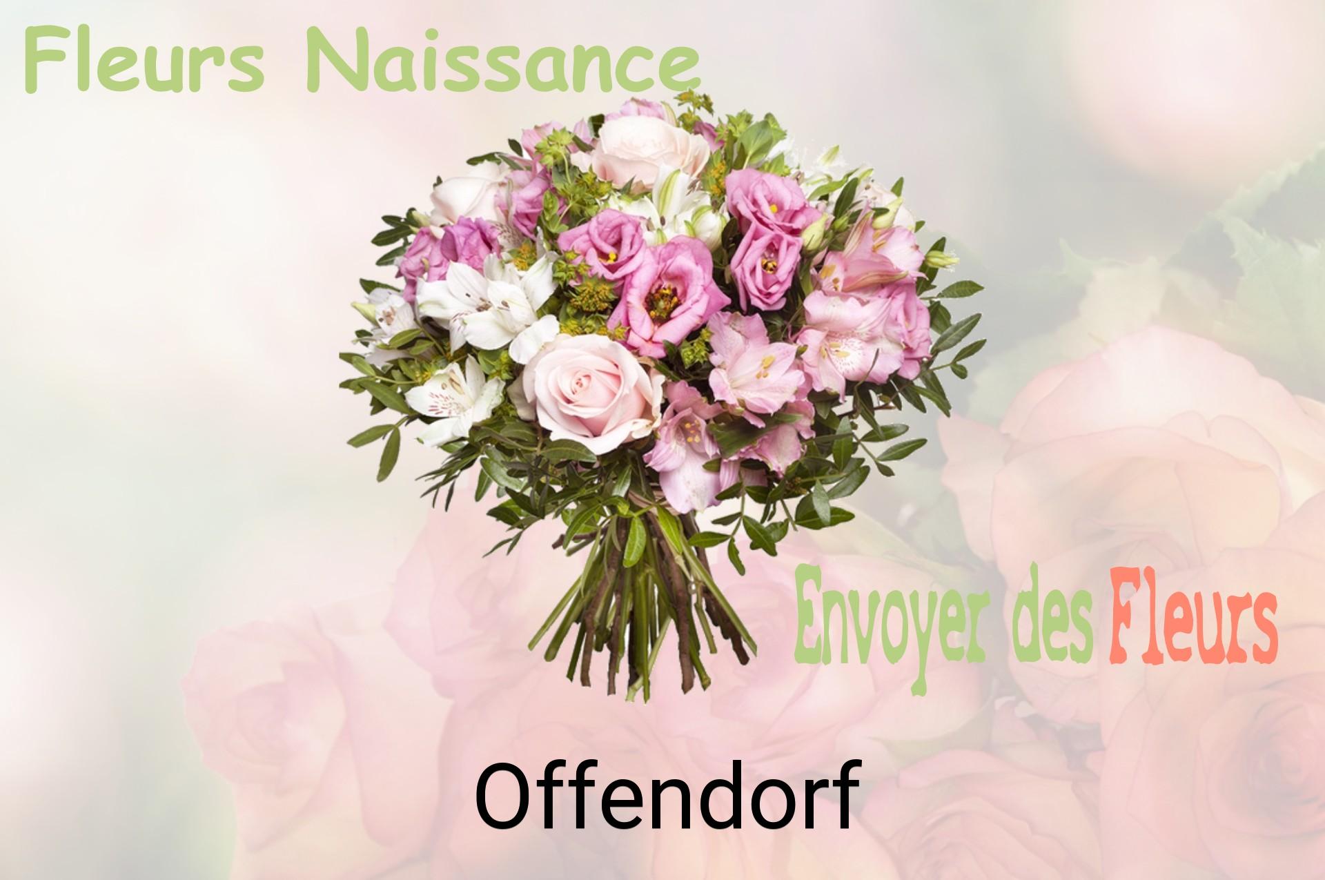 Bouquet de fleurs de naissance livré à Offendorf